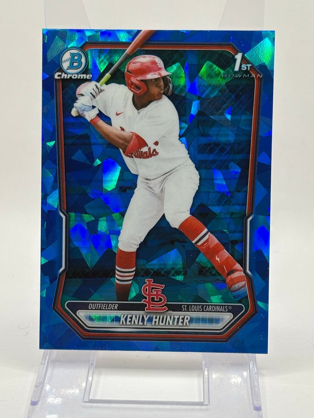2026 Bowman Sapphire Kenly Hunter 1st Chrome Prospects St Louis Cardinals